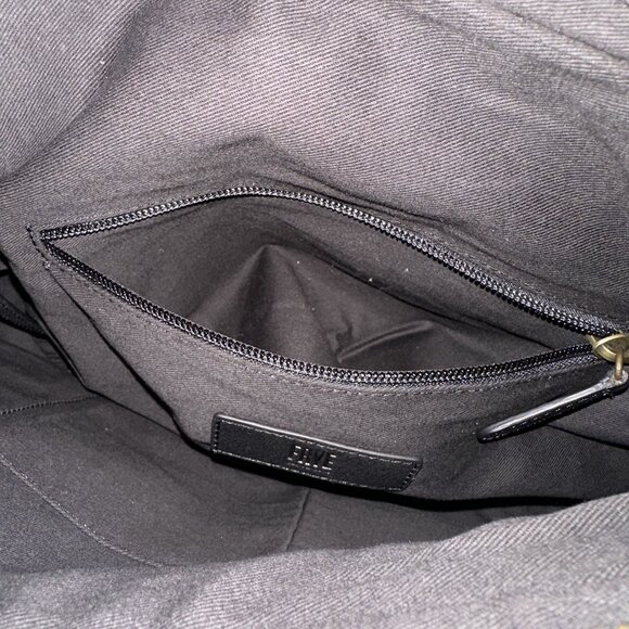 Frye Bag Lily Leather Hobo Bag Black Classic Chic Western Boho Crossbody Slouchy - Picture 11 of 14